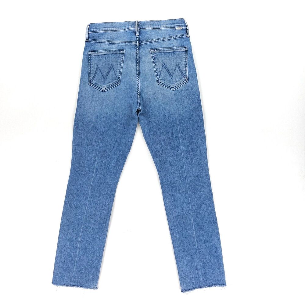 MOTHER The Mid Rise Dazzler Ankle Fray Jeans We The Animals 90s Clean Girl Y2k - Picture 5 of 11